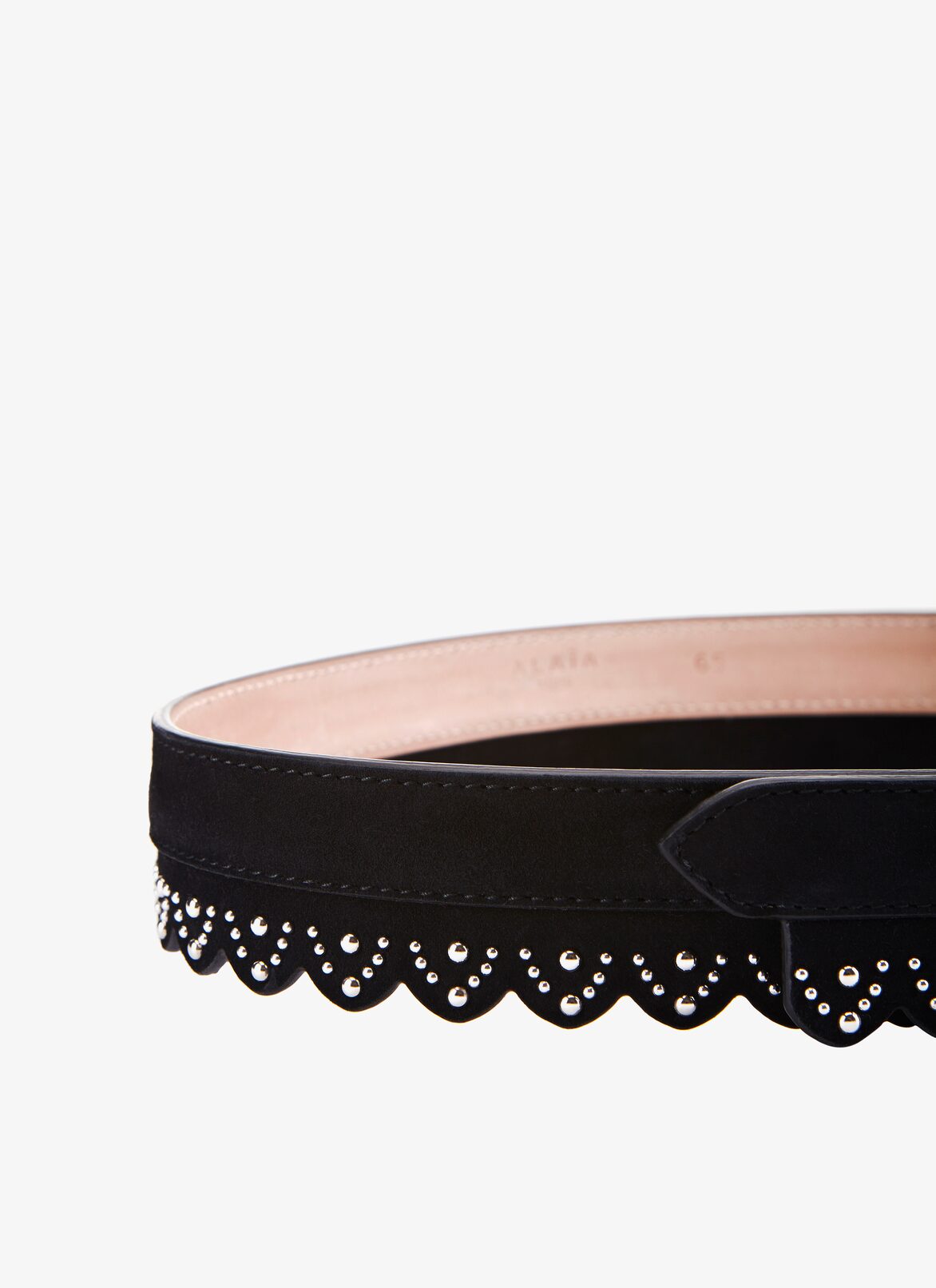 BELT SUEDE BLACK ALAÏA BLACK  BELT SUEDE BLACK